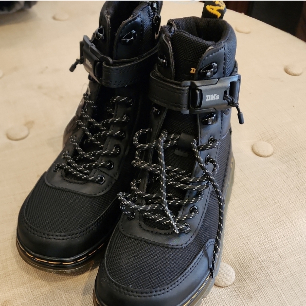 DMG Black High-Top Boots - Picture 7 of 7